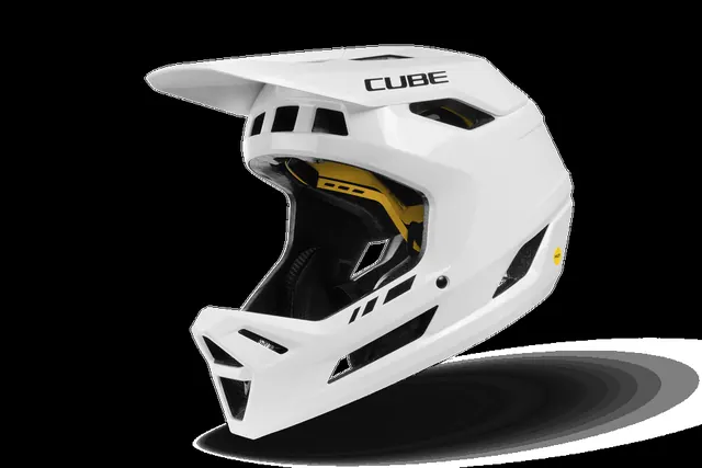 CUBE Helm DESCENDER X Actionteam white L (59-63)