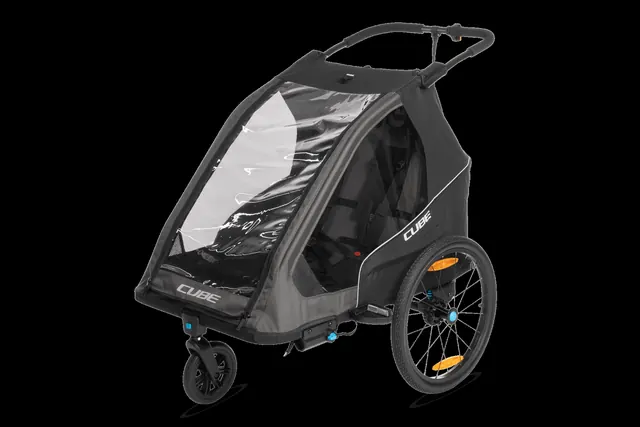 CUBE Kinder Fahrradanhänger Double PURE